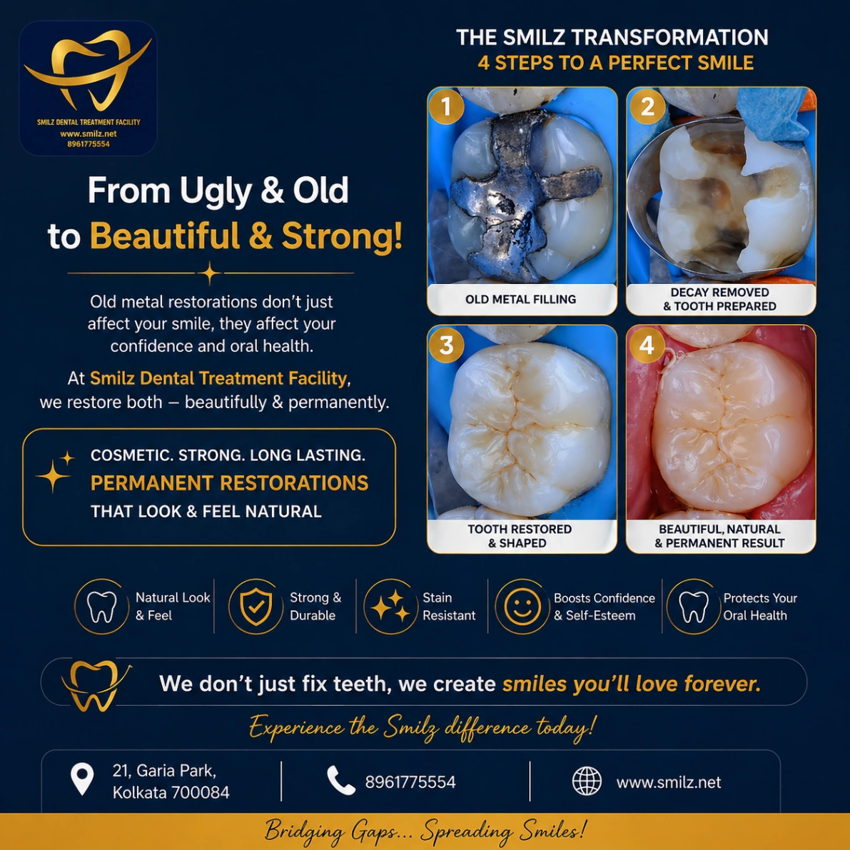 Restorative Dentistry in Garia, Kolkata | Smilz Dental Treatment Facility